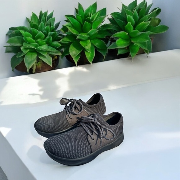 Vessi Everyday Womans 5 Waterproof Shoes Black Knit Sneakers Outdoor